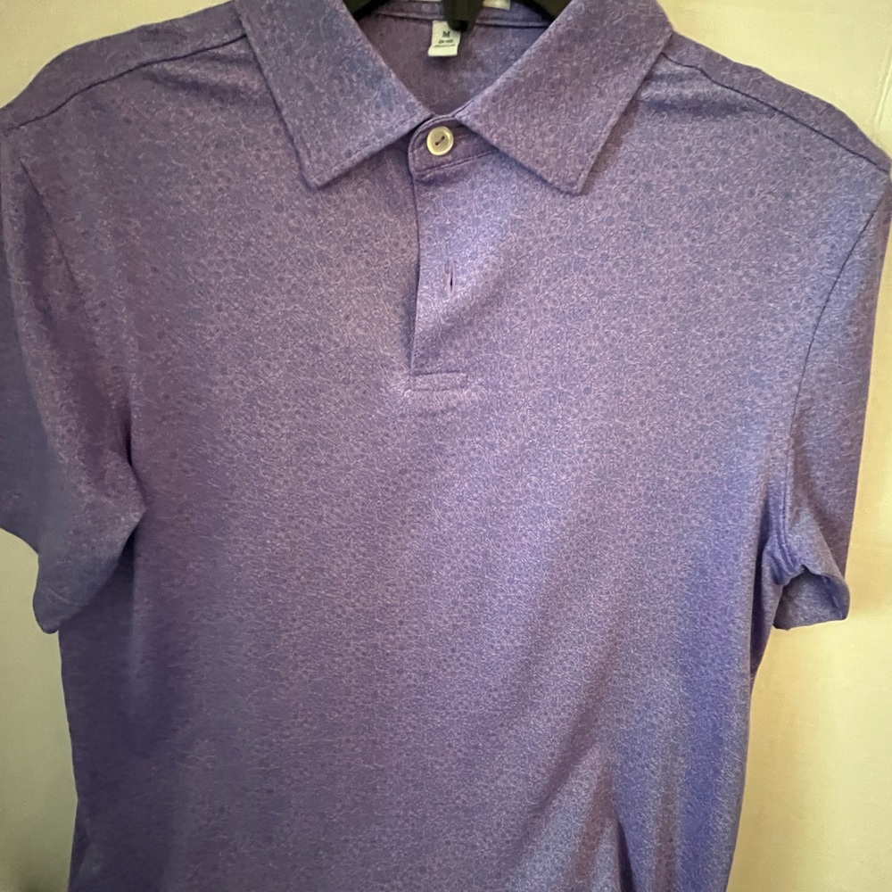 Peter Millar Purple Polo Shirt Classic Style